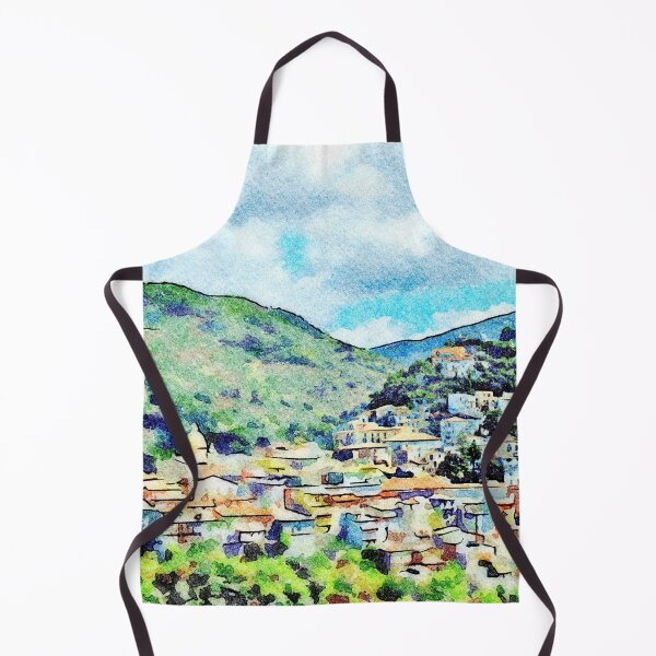 Item preview, Landscape with village surrounded by mountains designed and sold by Giuseppe Cocco.