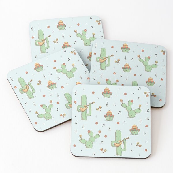 Item preview, Singing with Mexican cactuses - Pattern designed and sold by LuYukari.