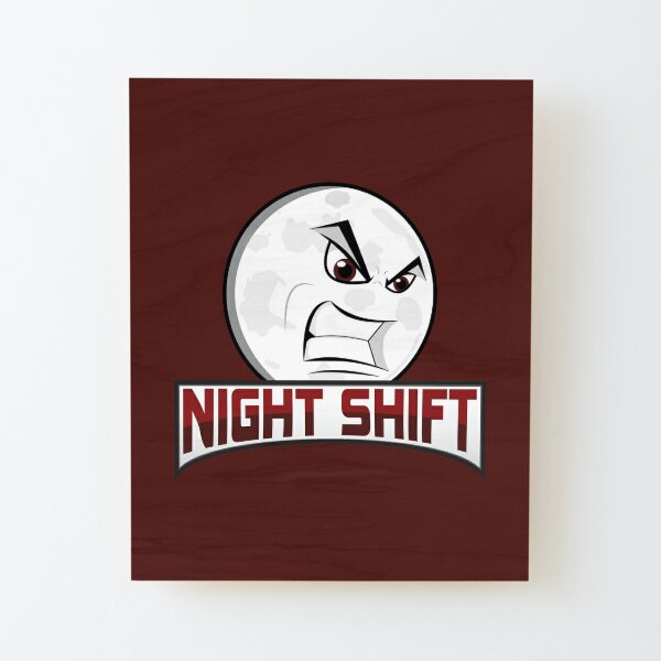 The Night Shift Wood Mounted Print