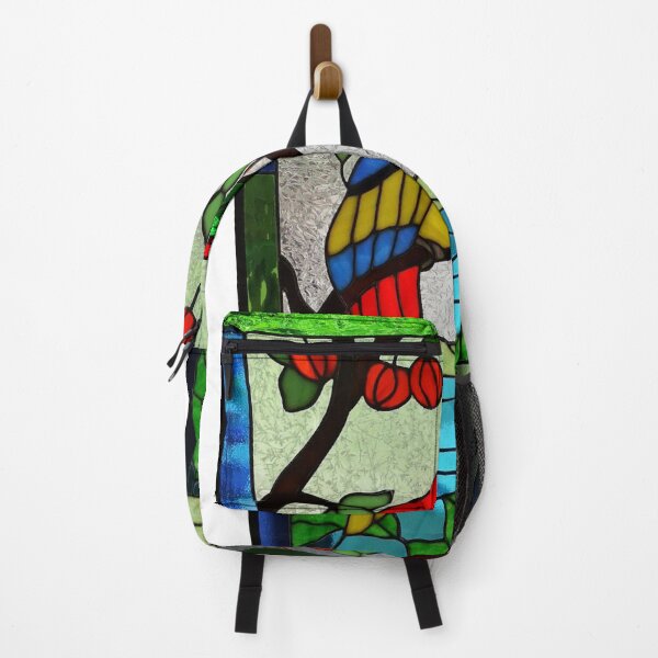 Item preview, stained glass window parrot designed and sold by TEN10digital.