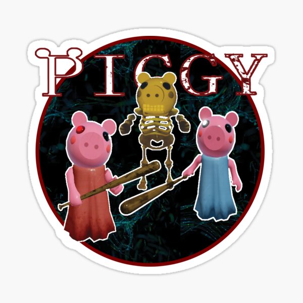 Piggy Roblox Doggy Stickers Redbubble - imagenes de piggy roblox fondo de pantalla