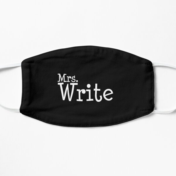 Mrs. Write (wh) Flat Mask