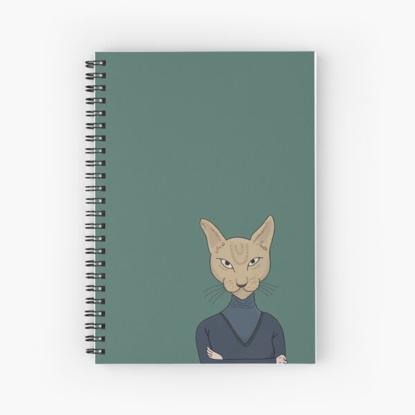 Angela Cat Spiral Notebook