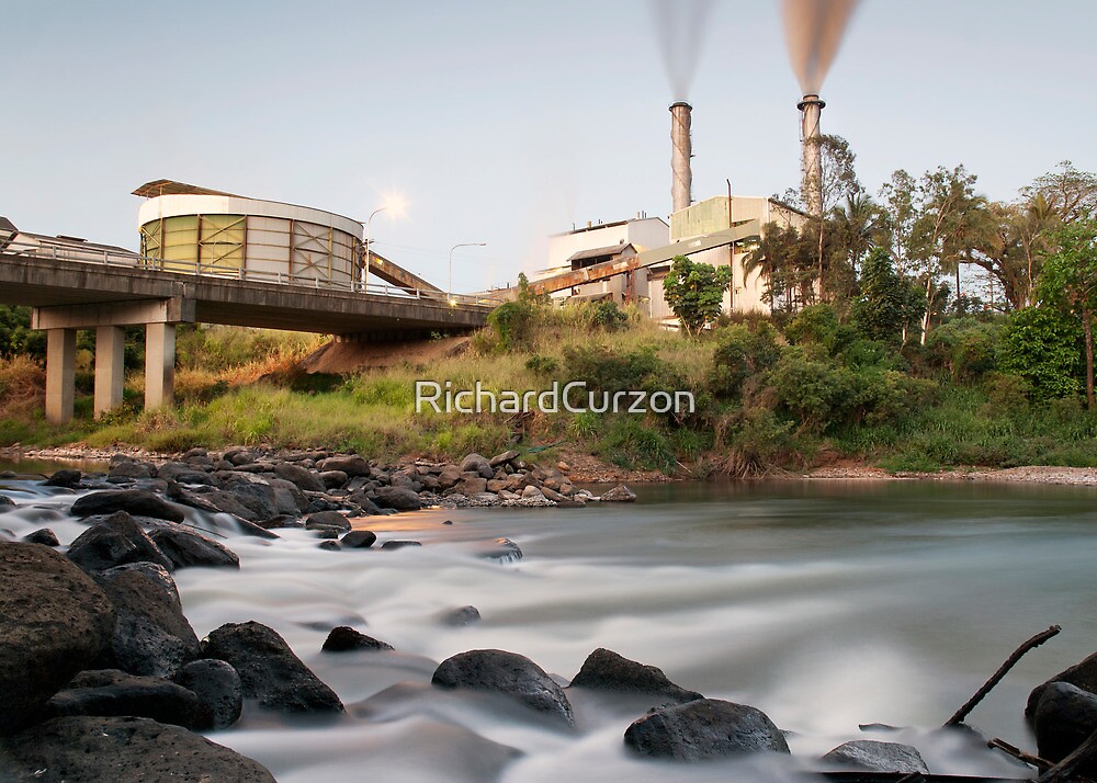 "South Johnstone Sugar Mill and River Landscape" by RichardCurzon Redbubble