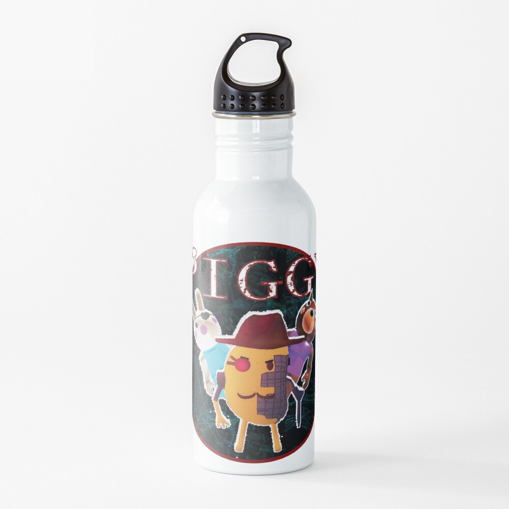 Piggy Roblox Roblox Game Piggy Roblox Characters Water Bottle By Affwebmm Redbubble - piggy roblox game characters