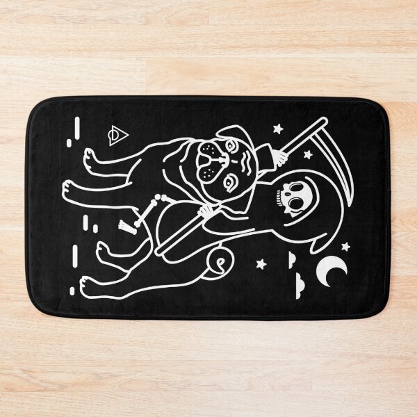 Item preview, Death rides a pug designed and sold by Eluviate.