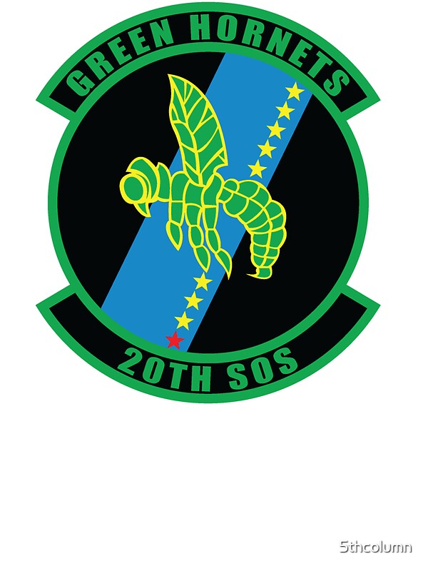 "20th SOS Green Hornets" Stickers by 5thcolumn | Redbubble