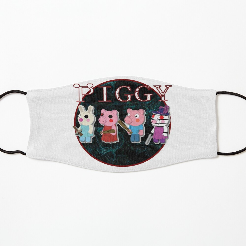 Piggy Roblox Roblox Game Piggy Roblox Characters Mask By Affwebmm Redbubble - doggy piggy roblox costume