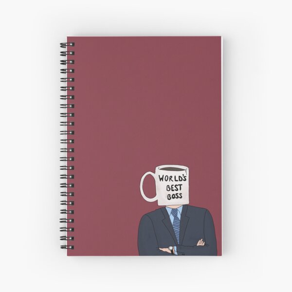 Michael World's Best Boss Spiral Notebook