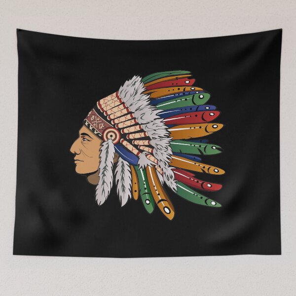 Item preview, Indian Chief With Headdress  designed and sold by ozumdesigns.
