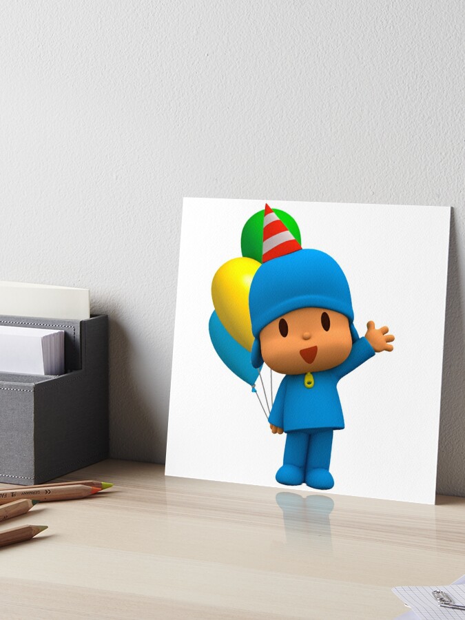 pocoyo birthday  Photographic Print for Sale by Kazoza