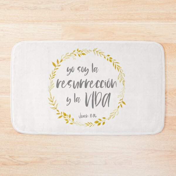 Item preview, Bíblico Cristiano: Yo soy la resurrección y la vida (español, gris, con corona) designed and sold by Ofeefee.