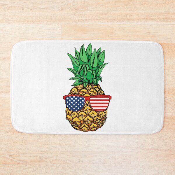 Item preview, Pineapple USA fan designed and sold by Mello Official Store.