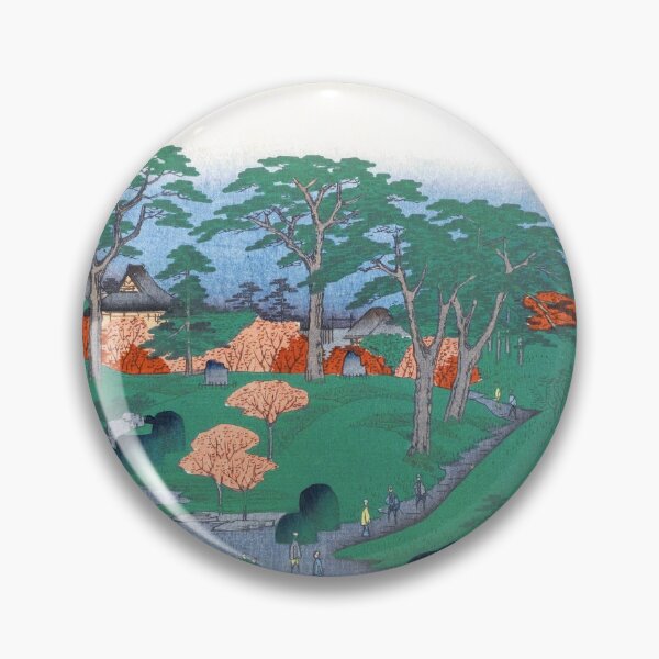 Artikelvorschau, Temple Gardens Nippori Ukiyo-e Japanische Kunst entworfen und verkauft von VintageArchive.