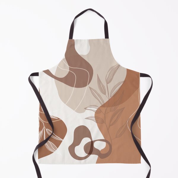 Artikelvorschau, Abstrakt - Terrakotta, hellbraune und beige Formen, Linien und Blätter entworfen und verkauft von simplydesignart.