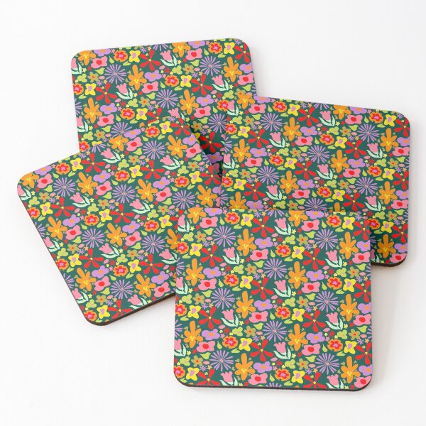 Item preview, 60s floral pattern designed and sold by Daisyannart.