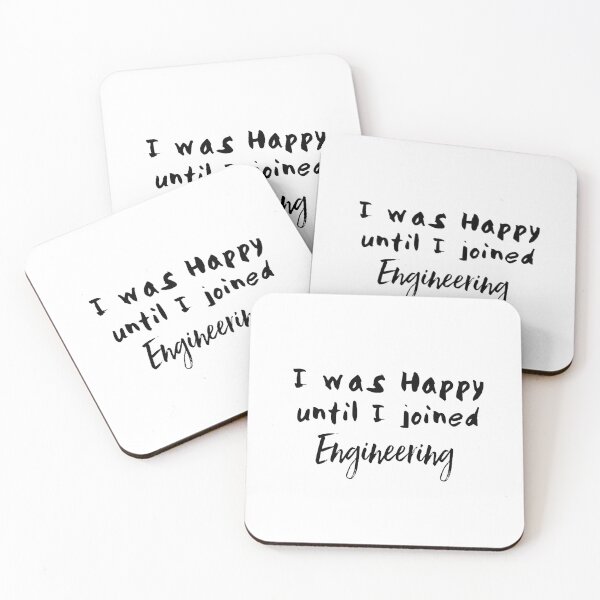 Item preview, I was happy until i joined engineering. designed and sold by bumperapparels.