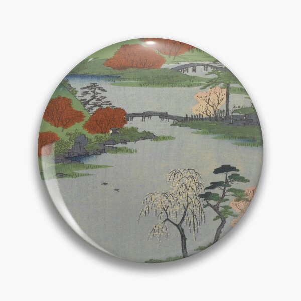Item preview, Summer Garden Ukiyo-e Japanese Art designed and sold by VintageArchive.