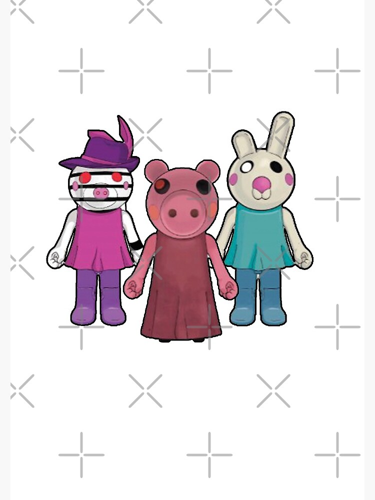 Piggy Roblox Roblox Game Piggy Roblox Characters Spiral Notebook By Affwebmm Redbubble - piggy roblox characters animated