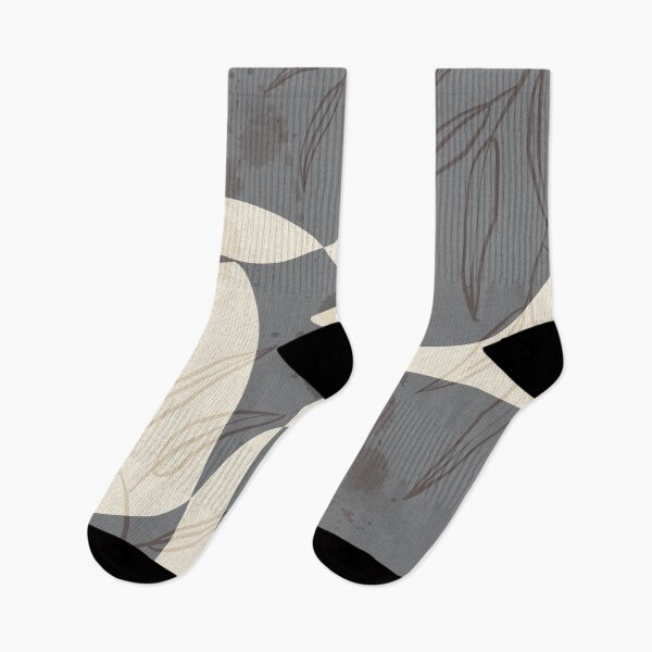Item preview, Abstract - Vase Shapes in Dove Grey designed and sold by simplydesignart.