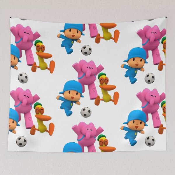 Item preview, pocoyo playing football  designed and sold by Kazoza.