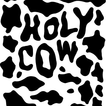 Holy Cow Print Leggings for Sale by d247