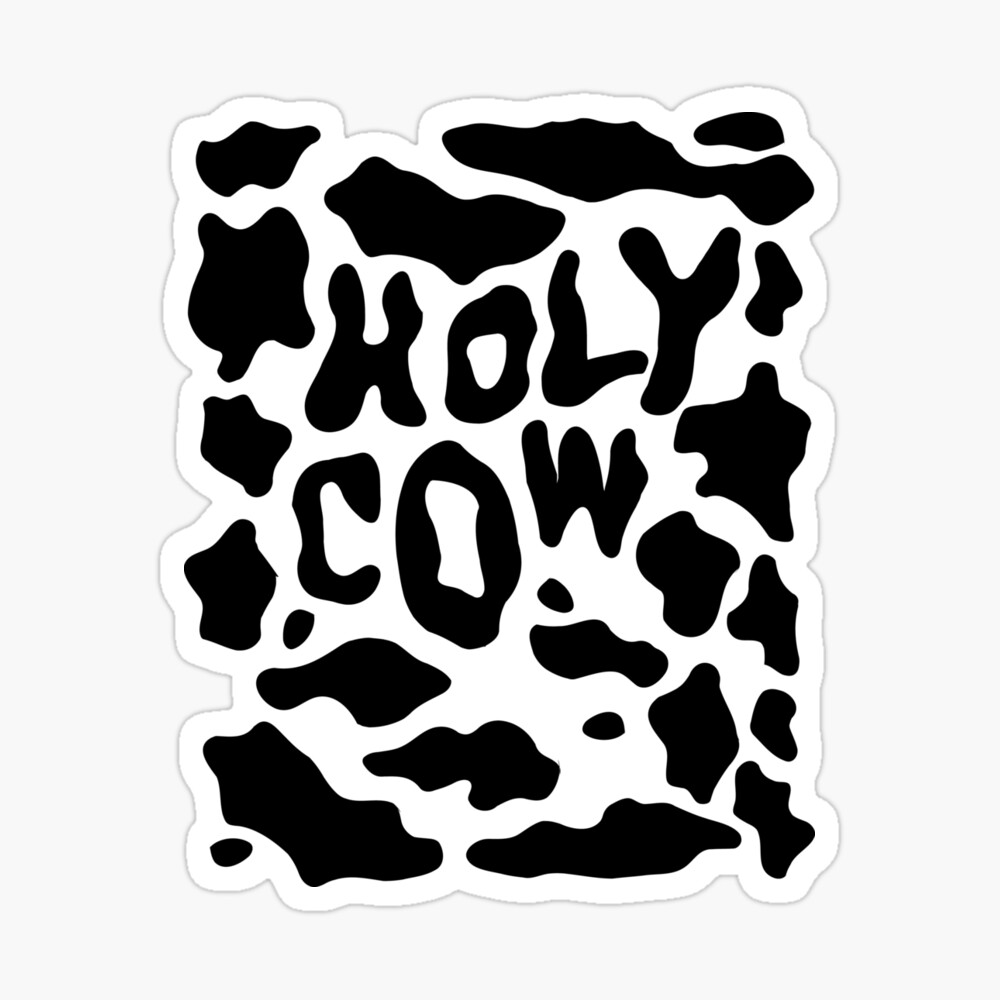 Holy Cow Print Leggings for Sale by d247