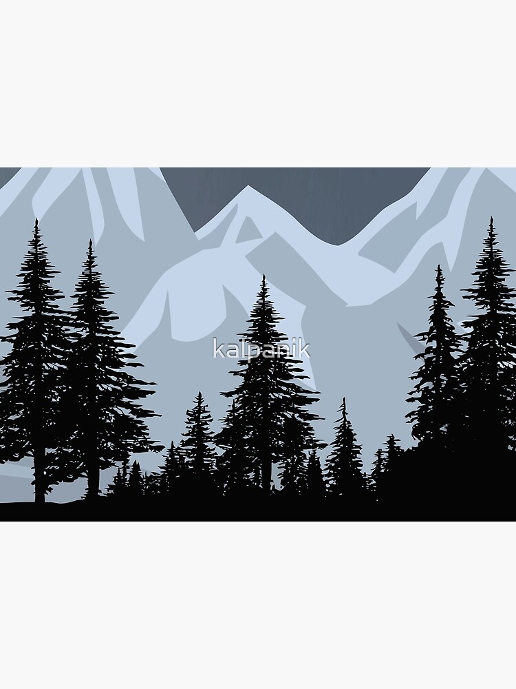 Vintage Retro Grand Teton National Park Wyoming Mountain by kalpanik