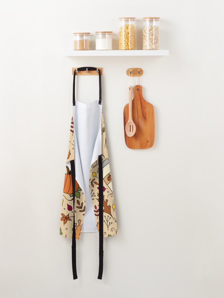 Alternate view of But First, Pumpkin Spice Latte || Fall || Autumn || Lettering Apron