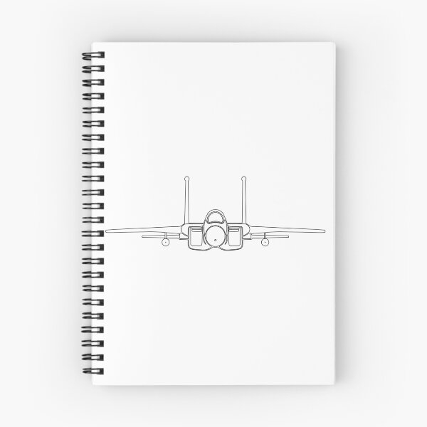 Item preview, F-15 Eagle Black Outline designed and sold by SupersonicApp.