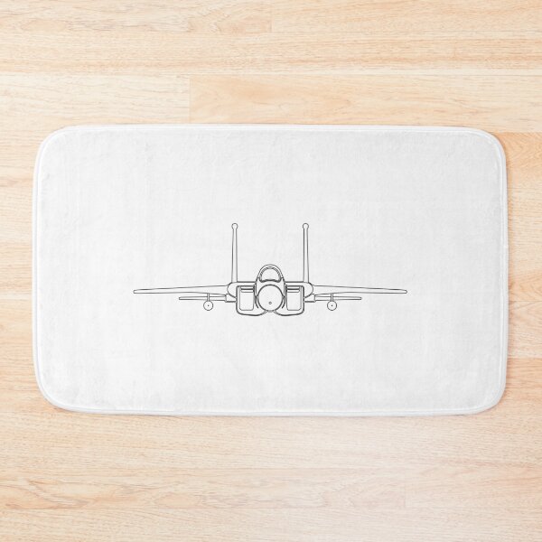Item preview, F-15 Eagle Black Outline designed and sold by SupersonicApp.