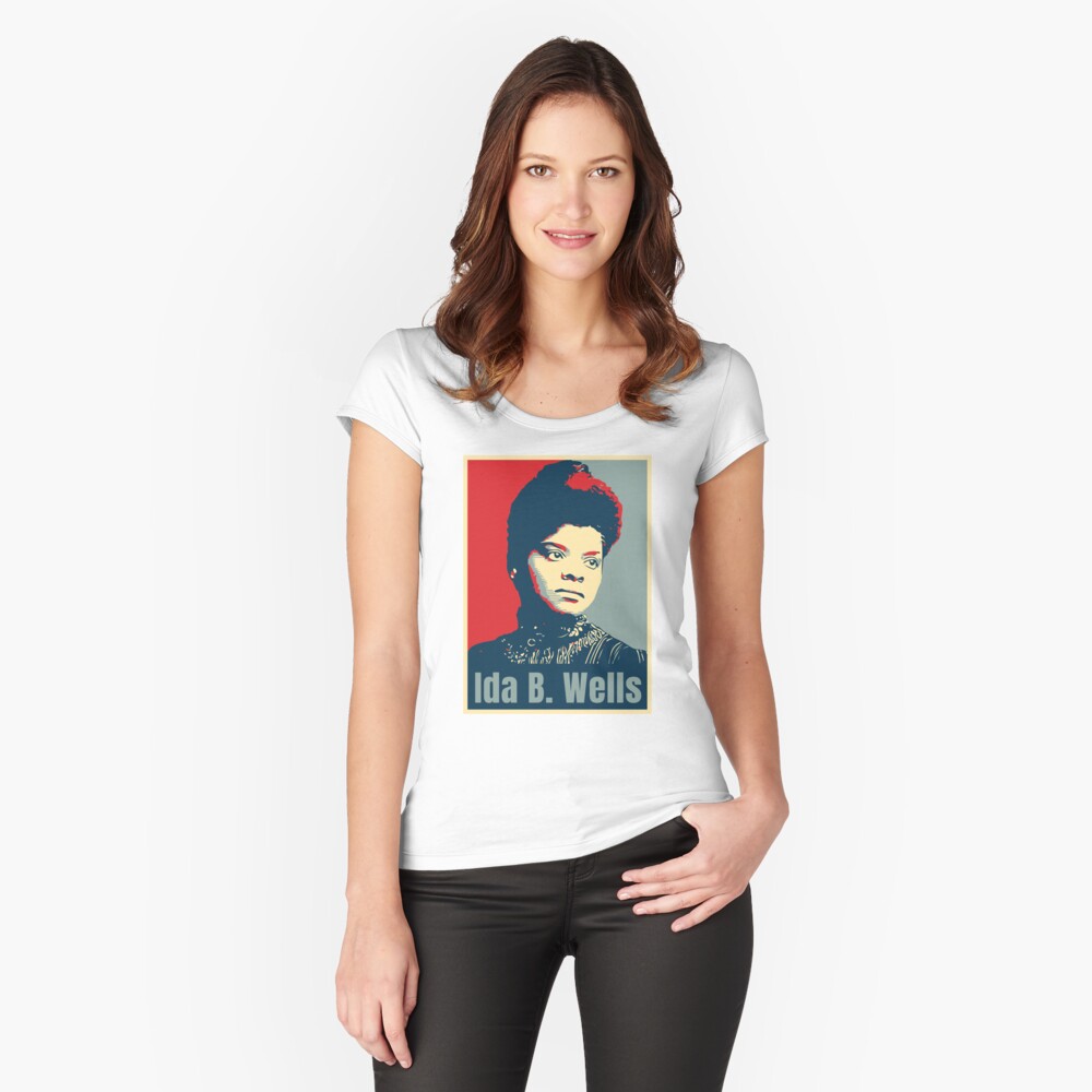 Vista previa del artículo con la obra «Camiseta entallada de cuello ancho», diseñado y vendido por radvas.
