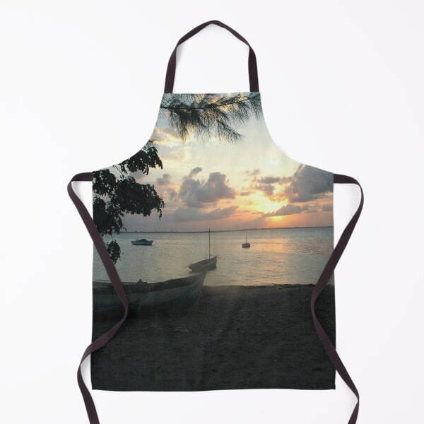 Item preview, Tropical Beach Boats Sunrise Africa designed and sold by worldways.