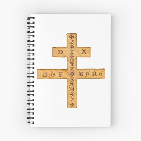 Item preview, Protection Prayers Against Plague Latin Prayer Cross designed and sold by SignsOfSpirit.