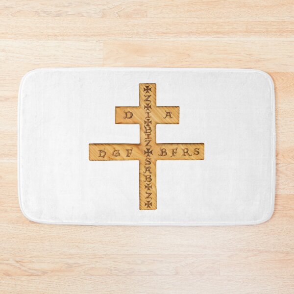 Item preview, Protection Prayers Against Plague Latin Prayer Cross designed and sold by SignsOfSpirit.