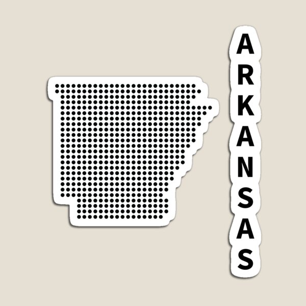 Item preview, ARKANSAS DOT SILHOUETTE designed and sold by Mxdesign888.