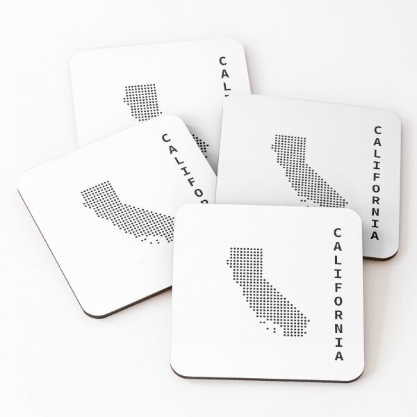 Item preview, CALIFORNIA DOT SILHOUETTE designed and sold by Mxdesign888.