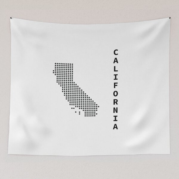 Item preview, CALIFORNIA DOT SILHOUETTE designed and sold by Mxdesign888.