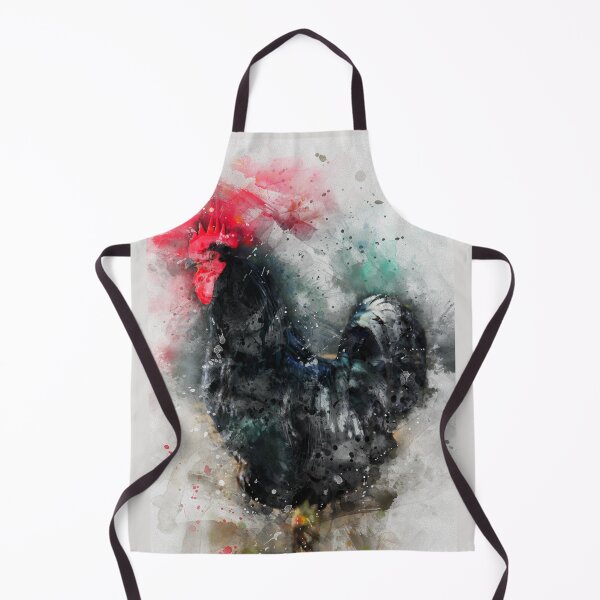 Item preview, The Black Rooster Watercolor designed and sold by WesternExposure.