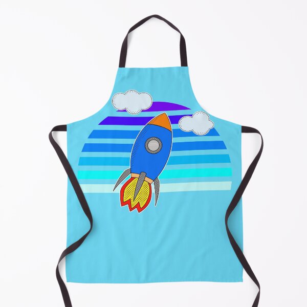 Item preview, Cartoon Flying Rocket designed and sold by Almdrs.