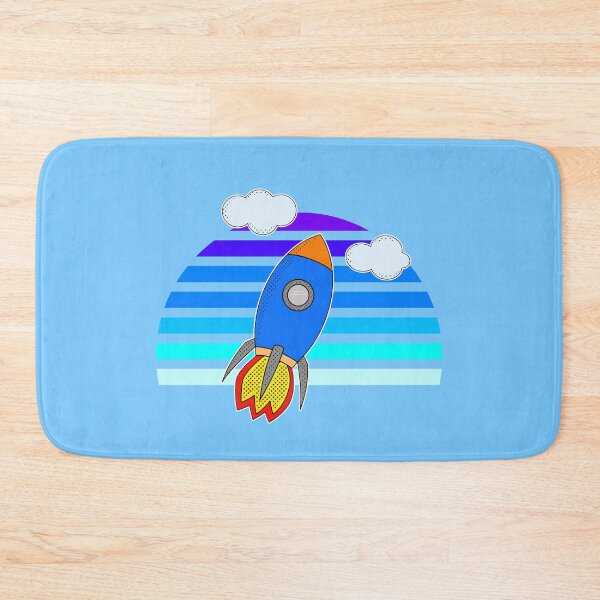 Item preview, Cartoon Flying Rocket designed and sold by Almdrs.