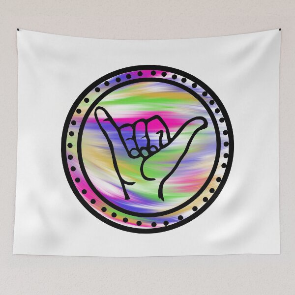 Item preview, Hang Loose Tie Dye (Black) designed and sold by kayleefisherr.