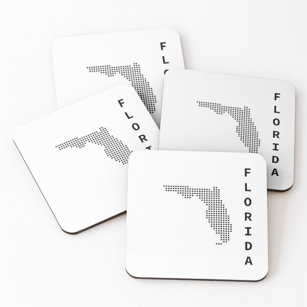 Item preview, FLORIDA DOT SILHOUETTE designed and sold by Mxdesign888.