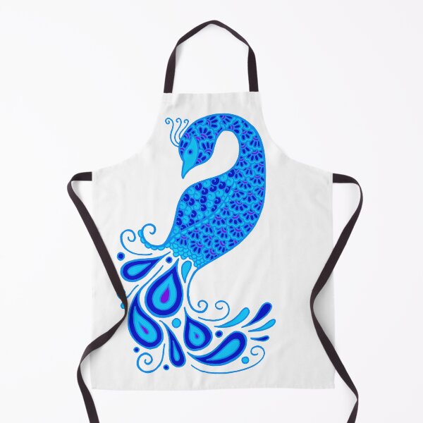 Item preview, Blue Peacock designed and sold by Hilary Leslie.