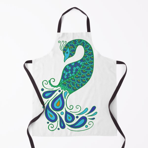 Item preview, Blue and Green Peacock || Nature || Henna designed and sold by Hilary Leslie.