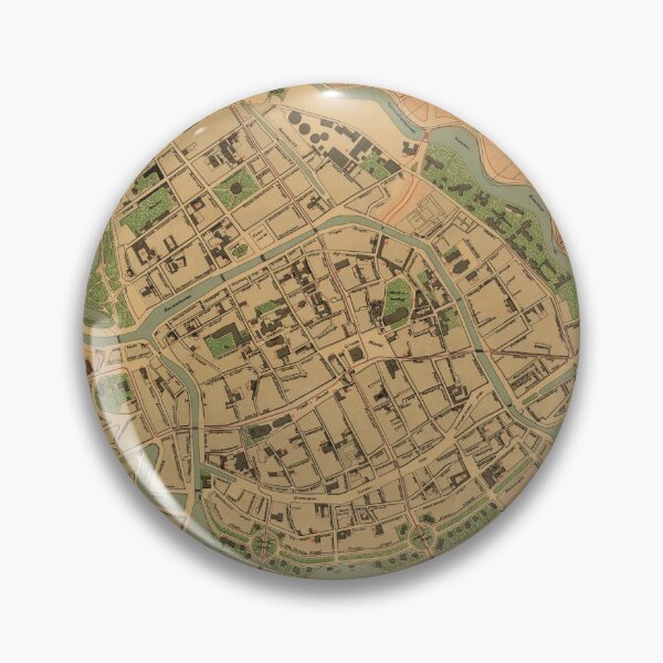 Item preview, Vintage Groningen Netherlands Map (1903) designed and sold by BravuraMedia.