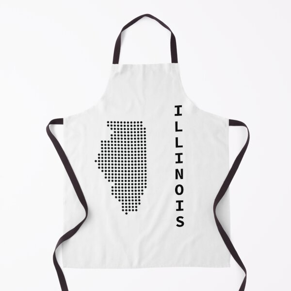 Item preview, ILLINOIS DOT SILHOUETTE designed and sold by Mxdesign888.