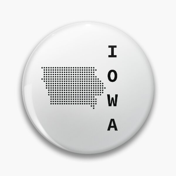 Item preview, IOWA DOT SILHOUETTE designed and sold by Mxdesign888.