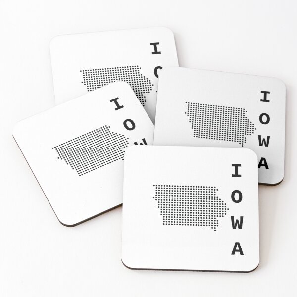 Item preview, IOWA DOT SILHOUETTE designed and sold by Mxdesign888.