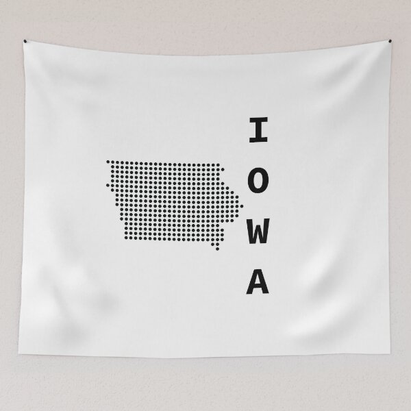 Item preview, IOWA DOT SILHOUETTE designed and sold by Mxdesign888.